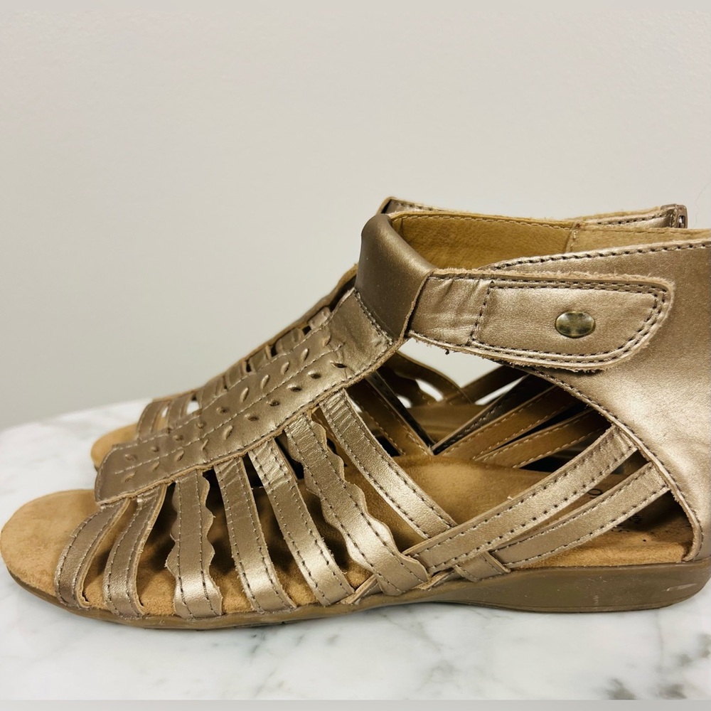 Earth Origins Bevvy Gladiator Sandals – 8M Gold - Picture 4 of 16